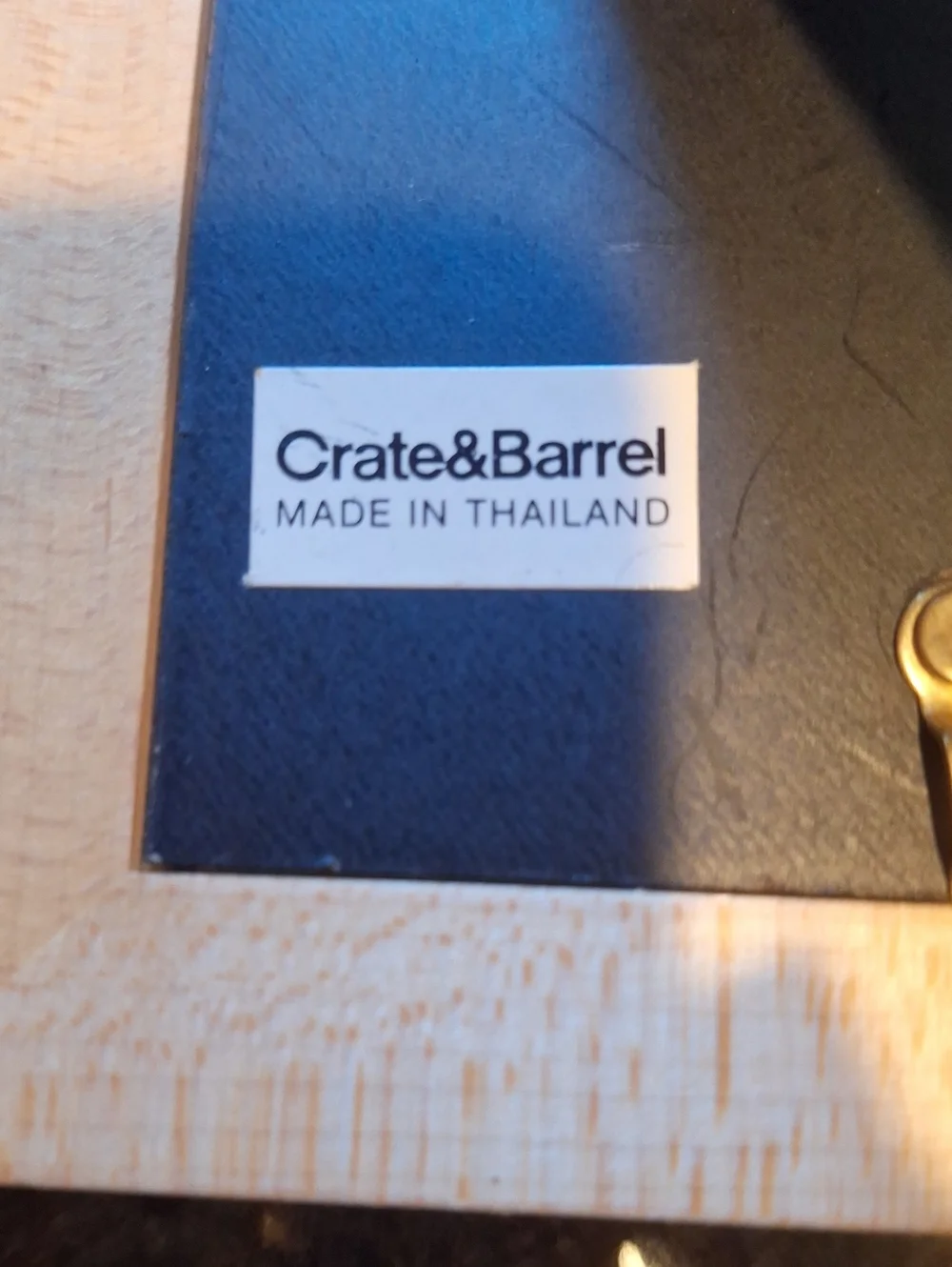 Crate&Barrel Light Wood Frame 3×5 Opening